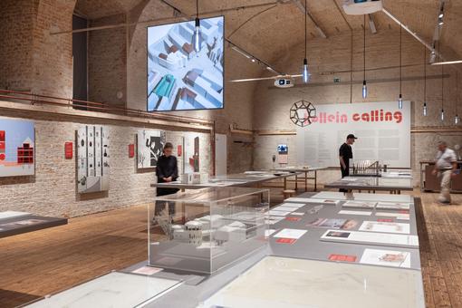 Ausstellungsansicht der Ausstellung Hollein Calling im Az W Architekturzentrum Wien