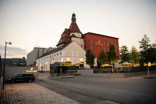 Foto mit Ansicht der Ottakringer Brauerei