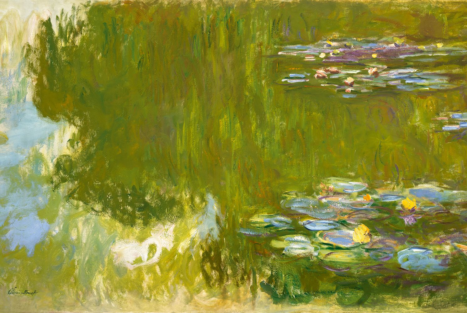 © Claude Monet - Der Seerosenteich (1917-1919), Albertina Wien. Sammlung Batliner